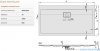 Sanplast Space Line brodzik prostokątny 180x80x3cm+syfon 615-110-0300-01-000